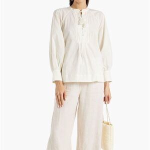 JOIE
Dracha gathered cotton blouse Size XS NWOTS